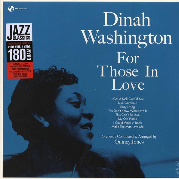 Dinah Washington - For Those In Love (+2 bonus tracks) (ltd. ed.) (180g) (remastered)