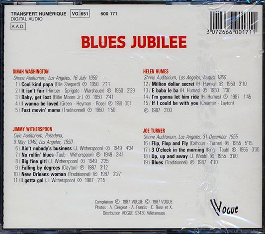 Dinah Washington, Jimmy Witherspoon, Joe Turner, Helen Humes - Blues Jubilee