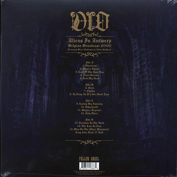 Dio, Bruce Dickinson, Nicko McBrain - Aliens In Antwerp Belgian Broadcast 2000 (2xLP)