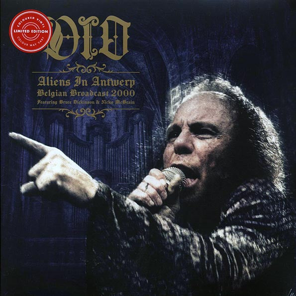 Dio, Bruce Dickinson, Nicko McBrain - Aliens In Antwerp Belgian Broadcast 2000 (2xLP) (clear/black splatter vinyl)