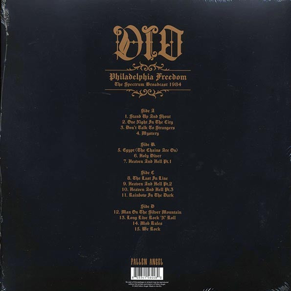 Dio - Philadelphia Freedom: The Spectrum Broadcast 1984 (2xLP) (clear vinyl)