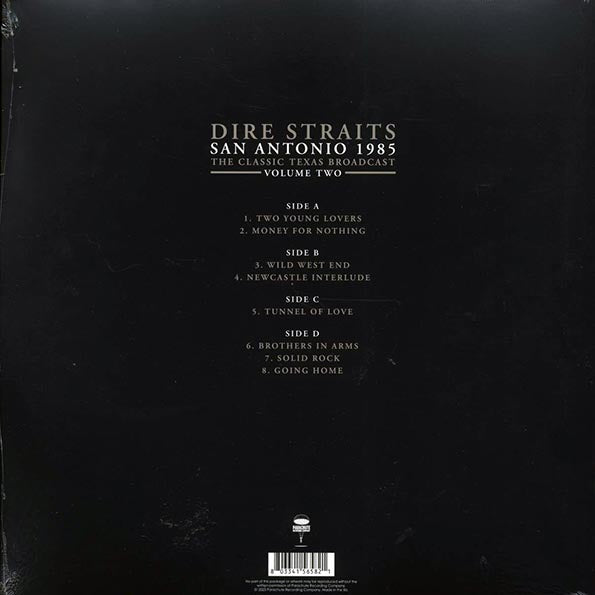 Dire Straits - San Antonio 1985 Volume 2: The Classic Texas Broadcast (2xLP)