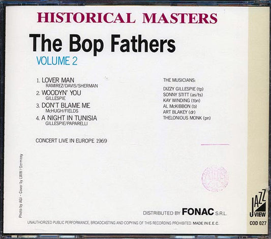 Dizzy Gillespie, Sonny Stitt, Kay Winding, Etc. - The Bop Fathers Volume 2