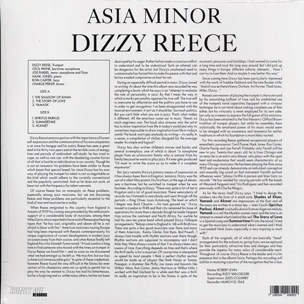 Dizzy Reece - Asia Minor