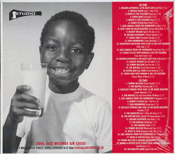 Don Drummond, Roland Alphonso, The Maytals, Owen Gray, Tommy McCook, Etc. - Coxsone's Music 2: The Sound Of Young Jamaica, More Early Cuts From The Vaults Of Studio One 1959-63 (41 tracks) (2xCD) CD