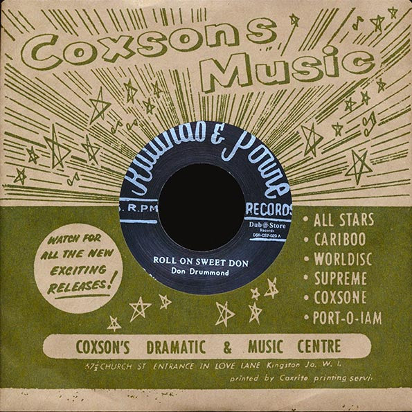 Don Drummond - Roll On Sweet Don  /  Cornell Campbell, Dimples - Jericho Road (Japan) (Japan press)