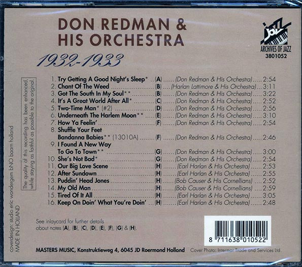 Don Redman & His Orchestra - 1932-1933