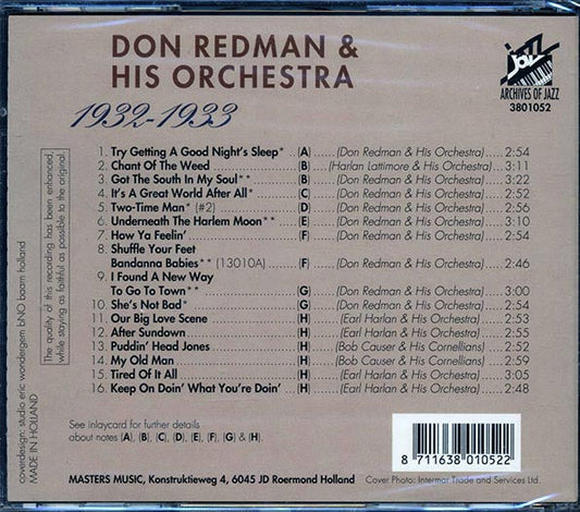 Don Redman & His Orchestra - 1932-1933