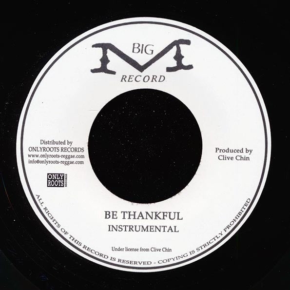 Donovan Carless - Be Thankful  /  Version (France press)