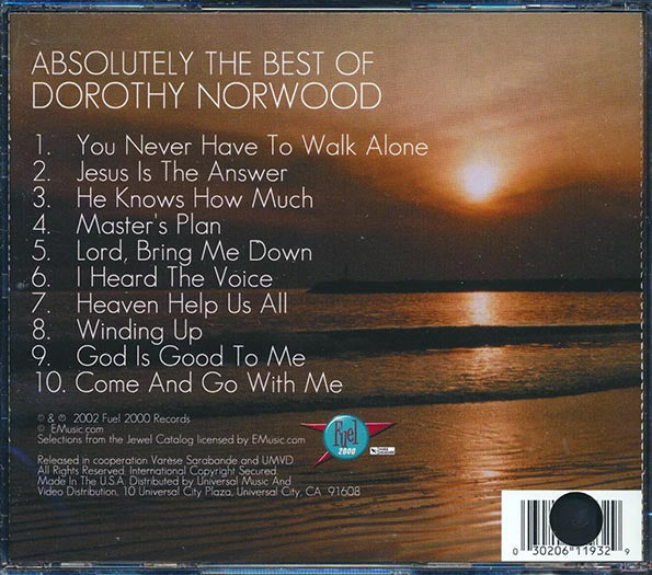 Dorothy Norwood - Absolutely The Best Of Dorothy Norwood (marked/ltd stock)