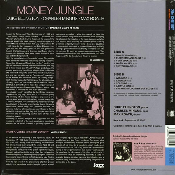 Duke Ellington, Charles Mingus, Max Roach - Money Jungle (ltd. ed.) (180g) (blue vinyl)