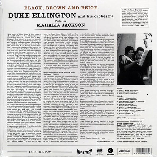 Duke Ellington & His Orchestra, Mahalia Jackson - Black, Brown And Beige (+3 bonus tracks) (ltd. ed.) (180g) (remastered)