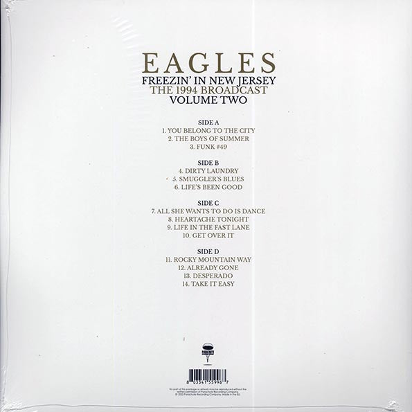 Eagles - Freezin' In New Jersey Volume 2 (2xLP)
