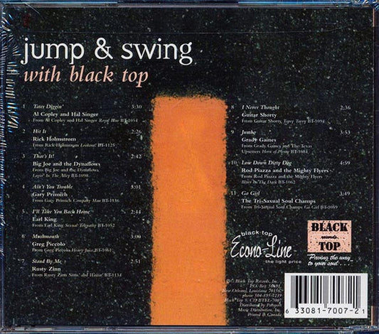 Earl King, Guitar Shorty, Big Joe & The Dynaflows, Etc. - Jump & Swing With Black Top