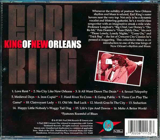 Earl King - King Of New Orleans (marked/ltd stock)