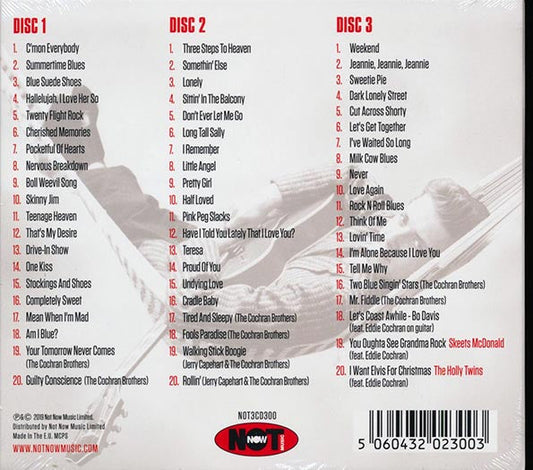 Eddie Cochran - The Very Best Of Eddie Cochran (60 tracks) (3xCD) (deluxe 3-fold digipak)