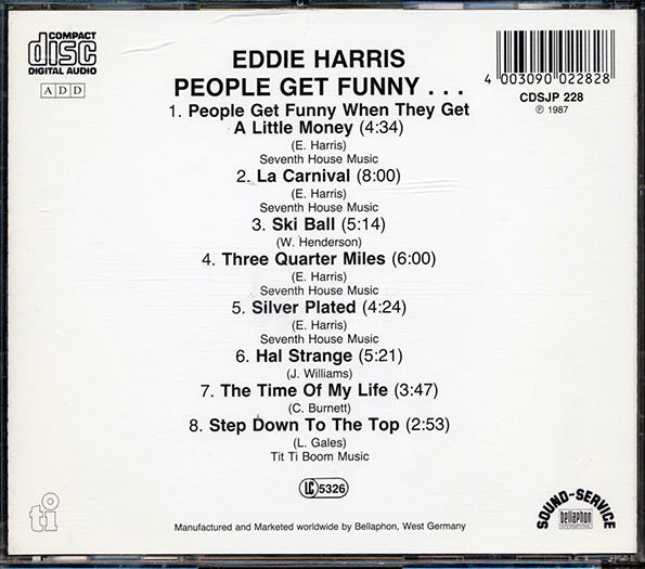 Eddie Harris - People Get Funny