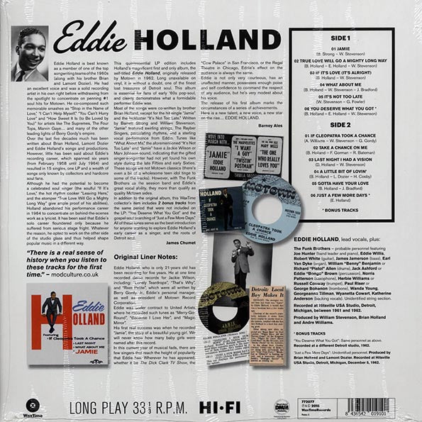 Eddie Holland - Eddie Holland (+2 bonus tracks) (ltd. ed.) (180g)