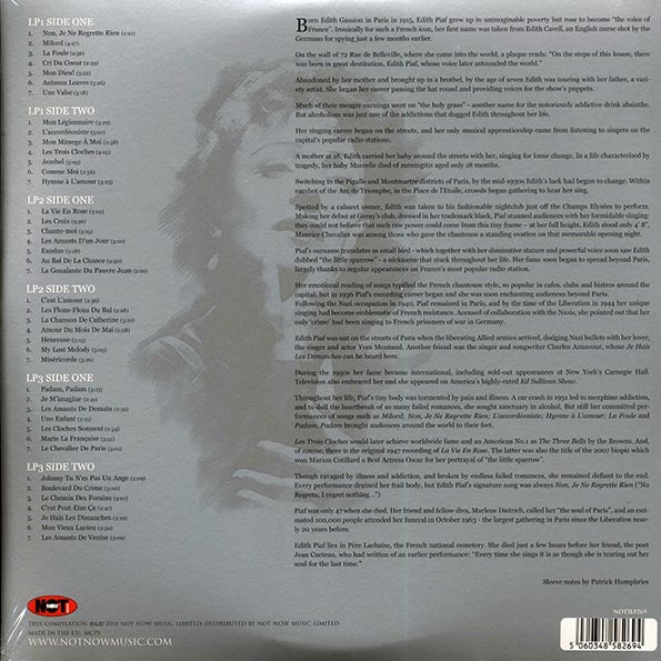 Edith Piaf - The Platinum Collection (3xLP) (white vinyl)