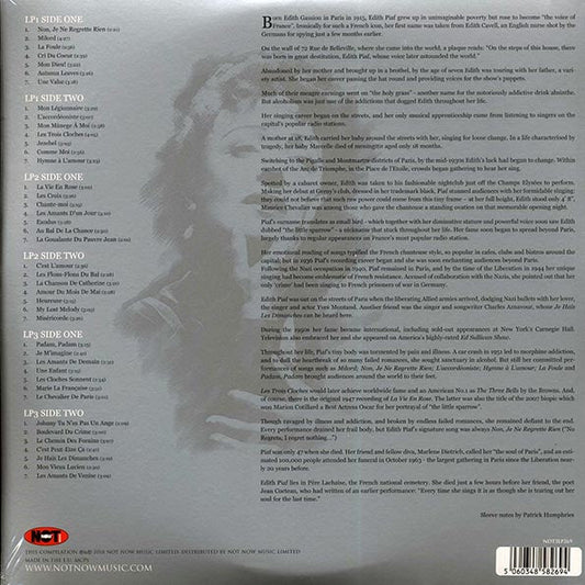 Edith Piaf - The Platinum Collection (3xLP) (white vinyl)