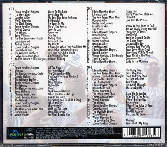 Edwin Hawkins Singers, LA Mass Choir, The Clark Sisters, Etc. - Oh Happy Gospel (68 tracks) (4xCD)