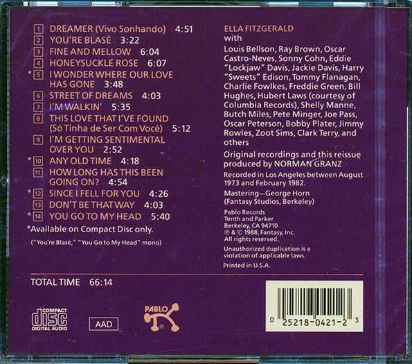 Ella Fitzgerald - Best Of Ella Fitzgerald