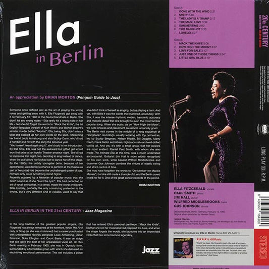 Ella Fitzgerald - Ella In Berlin (+3 bonus tracks) (180g) (purple vinyl)