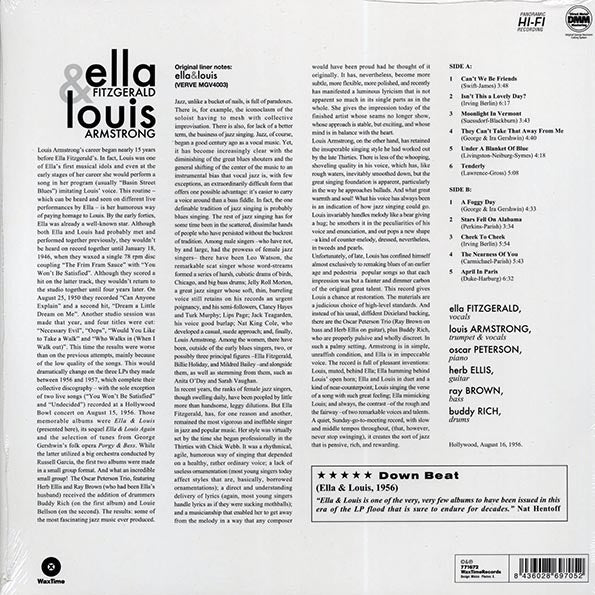 Ella Fitzgerald, Louie Armstrong - Ella & Louis (180g)
