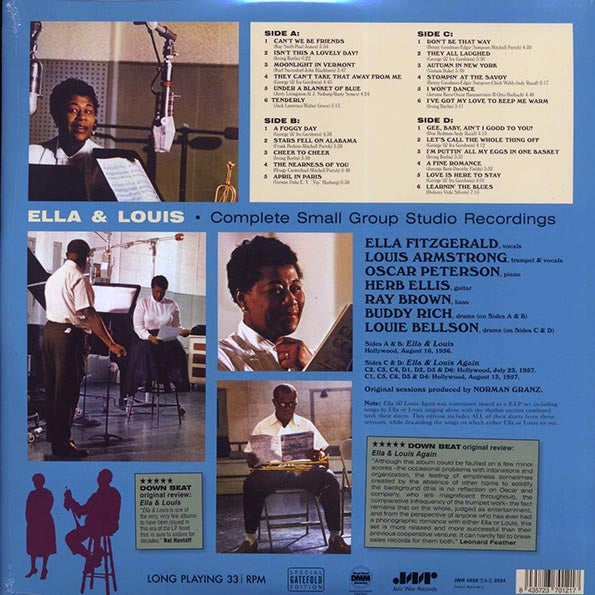 Ella Fitzgerald, Louis Armstrong - Complete Small Group Studio Recordings (2xLP) (180g)