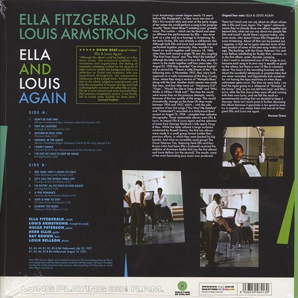 Ella Fitzgerald, Louis Armstrong - Ella And Louis Again (180g) (green vinyl)
