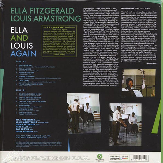 Ella Fitzgerald, Louis Armstrong - Ella And Louis Again (180g) (green vinyl)