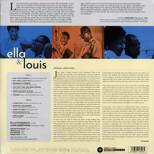 Ella Fitzgerald, Louis Armstrong - Ella & Louis (180g) (picture disc)