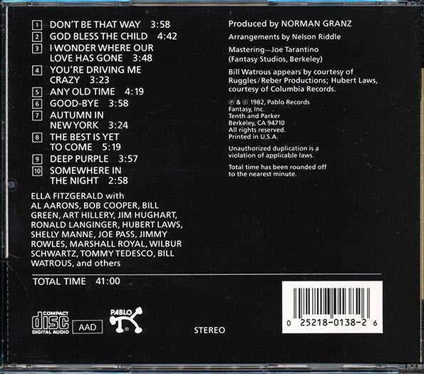 Ella Fitzgerald - The Best Is Yet To Come