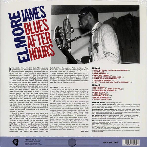 Elmore James - Blues After Hours (+6 bonus tracks) (180g)