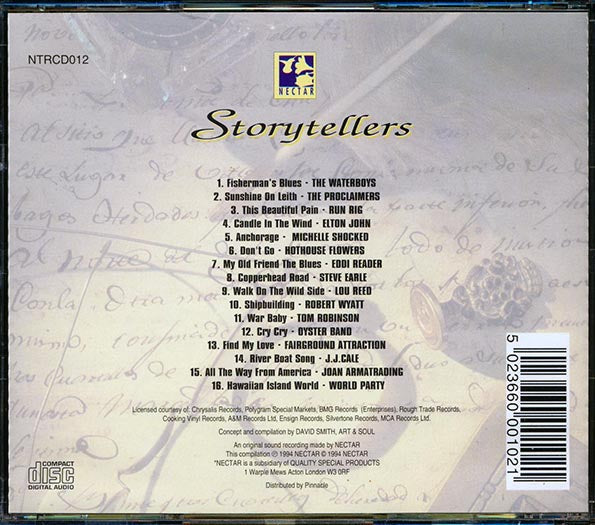 Elton John, Lou Reed, The Waterboys, Etc. - Storytellers: 16 Tracks By The Greatest Singer/Songwriters Of Today