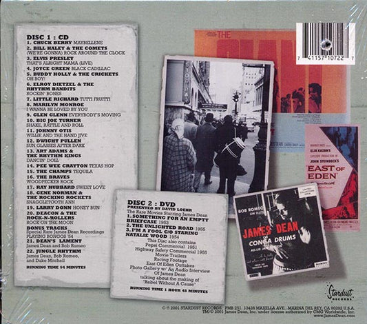 Elvis Presley, Buddy Holly, Chuck Berry, James Dean, Little Richard, Etc. - James Dean Era (22 tracks) (incl. DVD) (incl. large booklet) (marked/ltd stock) CD