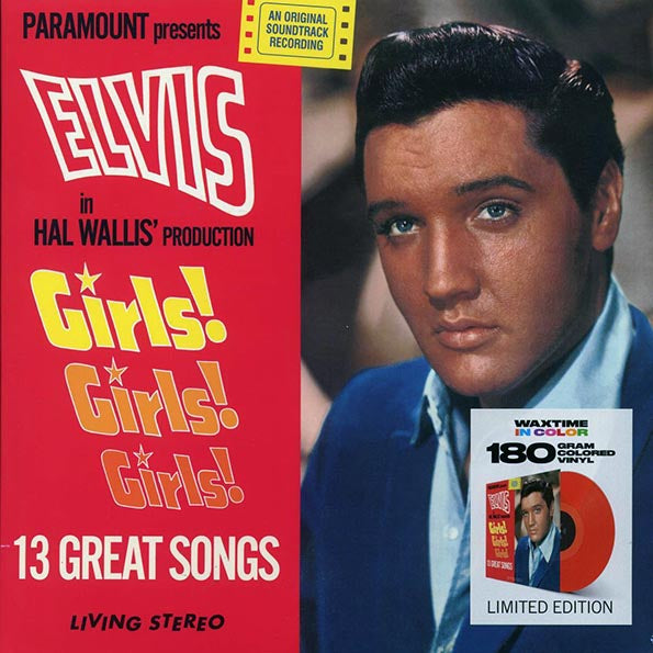 Elvis Presley - Girls! Girls! Girls! (180g) (red vinyl) (incl. 2 x bonus 45rpm records)