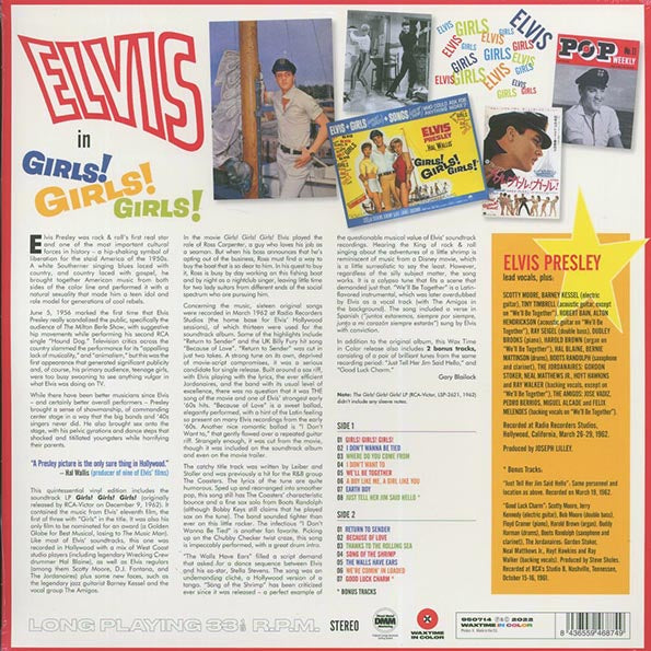 Elvis Presley - Girls! Girls! Girls! (180g) (red vinyl) (incl. 2 x bonus 45rpm records)