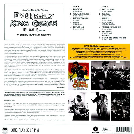 Elvis Presley - King Creole: An Original Soundtrack Recording (incl. mp3) (180g)
