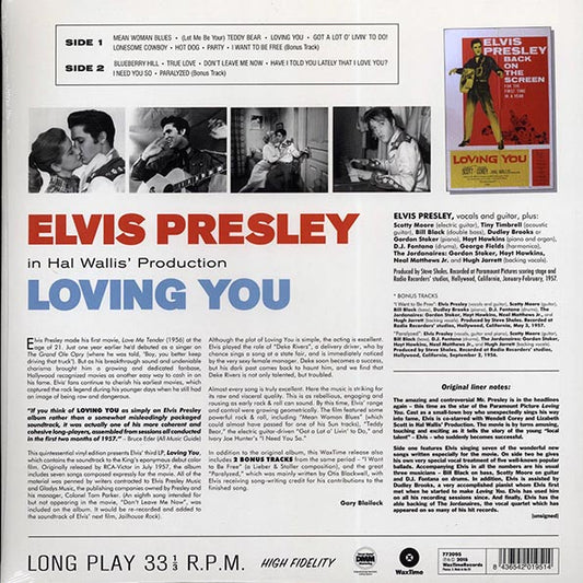 Elvis Presley - Loving You (ltd. ed.) (180g)