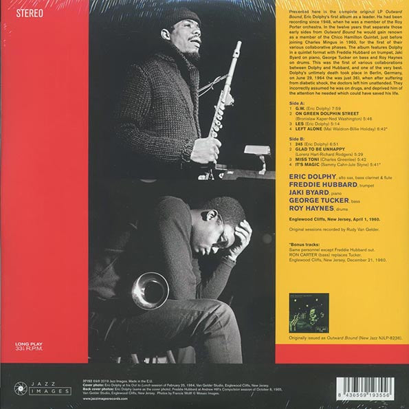 Eric Dolphy Quintet - Outward Bound (+2 bonus tracks) (ltd. ed.) (180g)