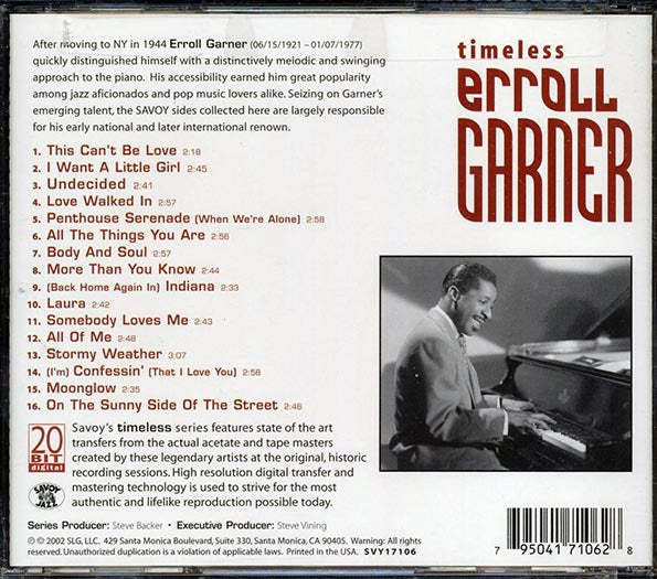 Erroll Garner - Timeless