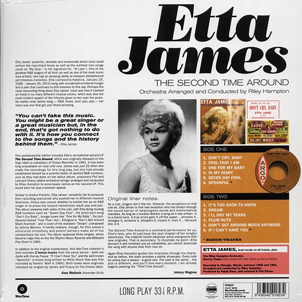 Etta James - The Second Time Around (incl. mp3) (180g)