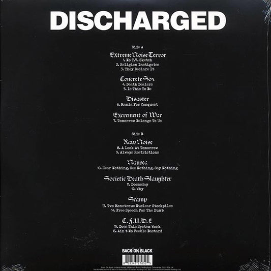 Extreme Noise Terror, Raw Noise, Etc. - Discharged (ltd. ed.) (clear vinyl)