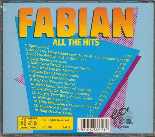 Fabian - All The Hits