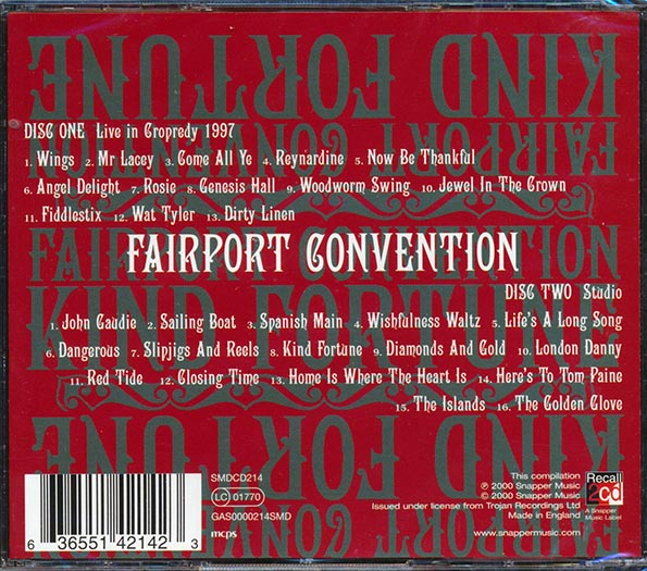 Fairport Convention - Kind Fortune (29 tracks) (2xCD)