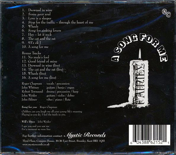Family - A Song For Me (+6 bonus tracks) (remastered)