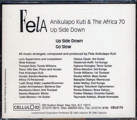 Fela Kuti, Afrika 70 - Up Side Down CD