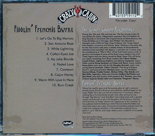 Fiddlin' Frenchie Burke - The Crazy Cajun Recordings