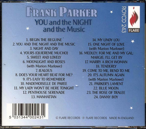 Frank Parker - You And The Night And The Music (24 tracks)